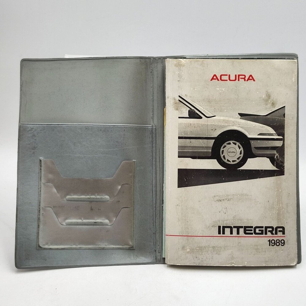 1989 Acura Integra Owners Manual And Warranties Handbook